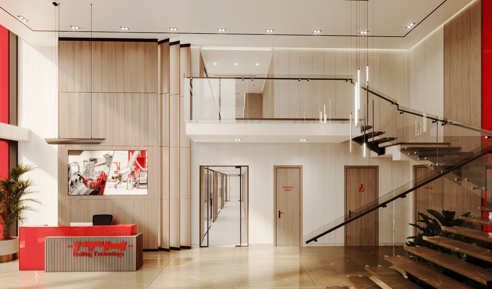 Design visualisation for ITH Regional Headquarters.
