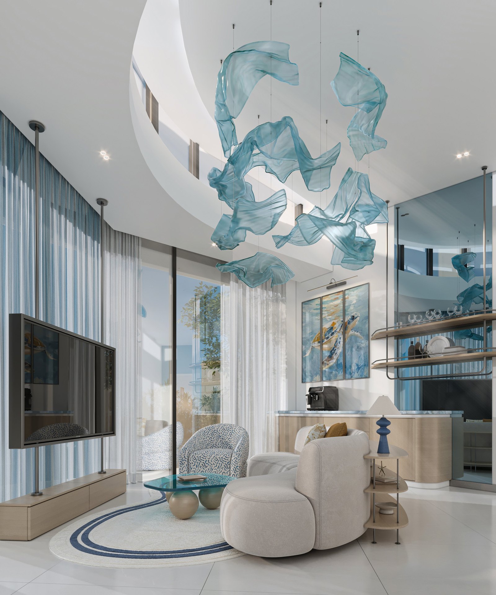 Design visualisation for Kasa Resort & Hotel.