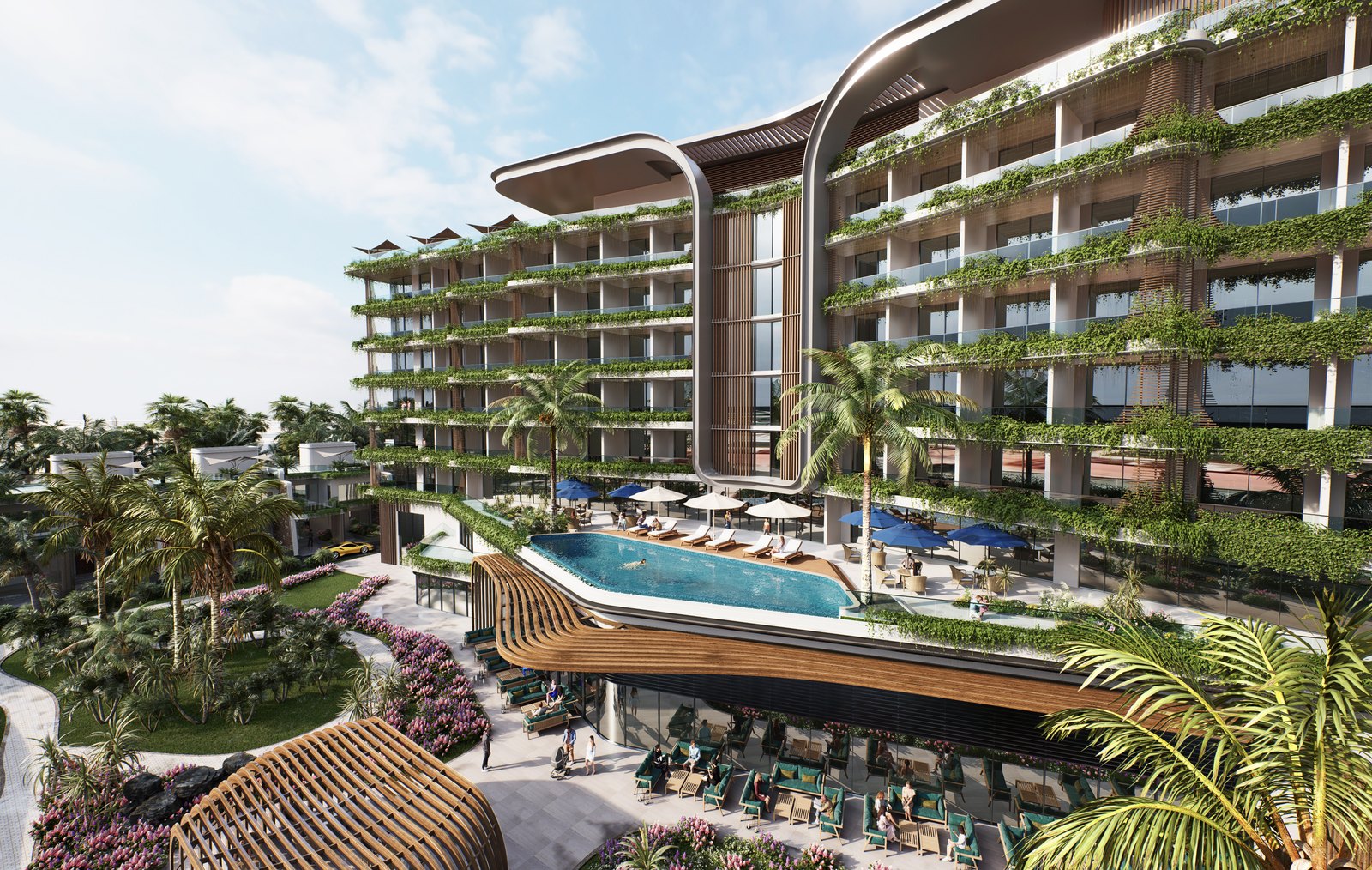 Design visualisation for Nirvana Resort.